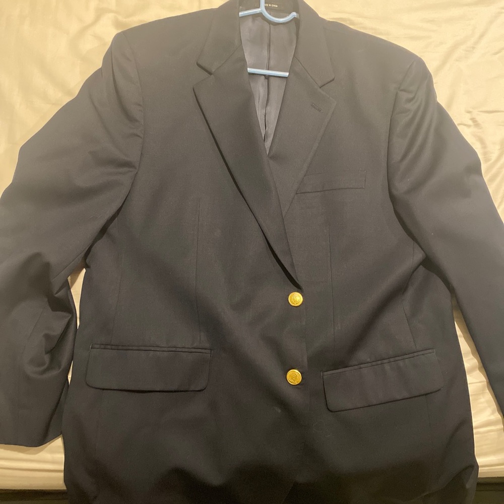 46R Ralph Lauren navy blue Blazer, lightly worn